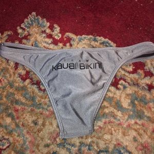 Kauai Bikini Silver Bottoms